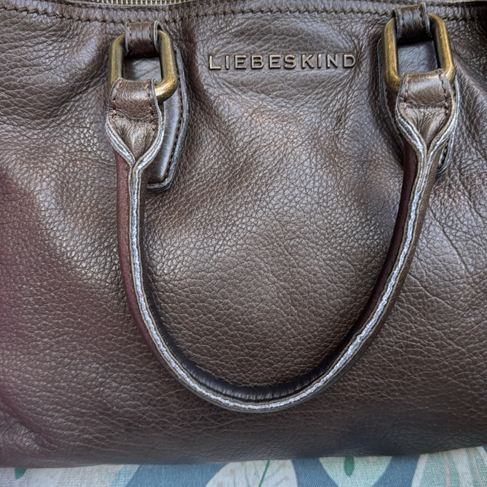 Brown Soft Pebble Leather Handbag Liebeskind Berlin - Picture 4 of 7